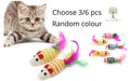 Sisal Mouse for Cat 3/6 pcs