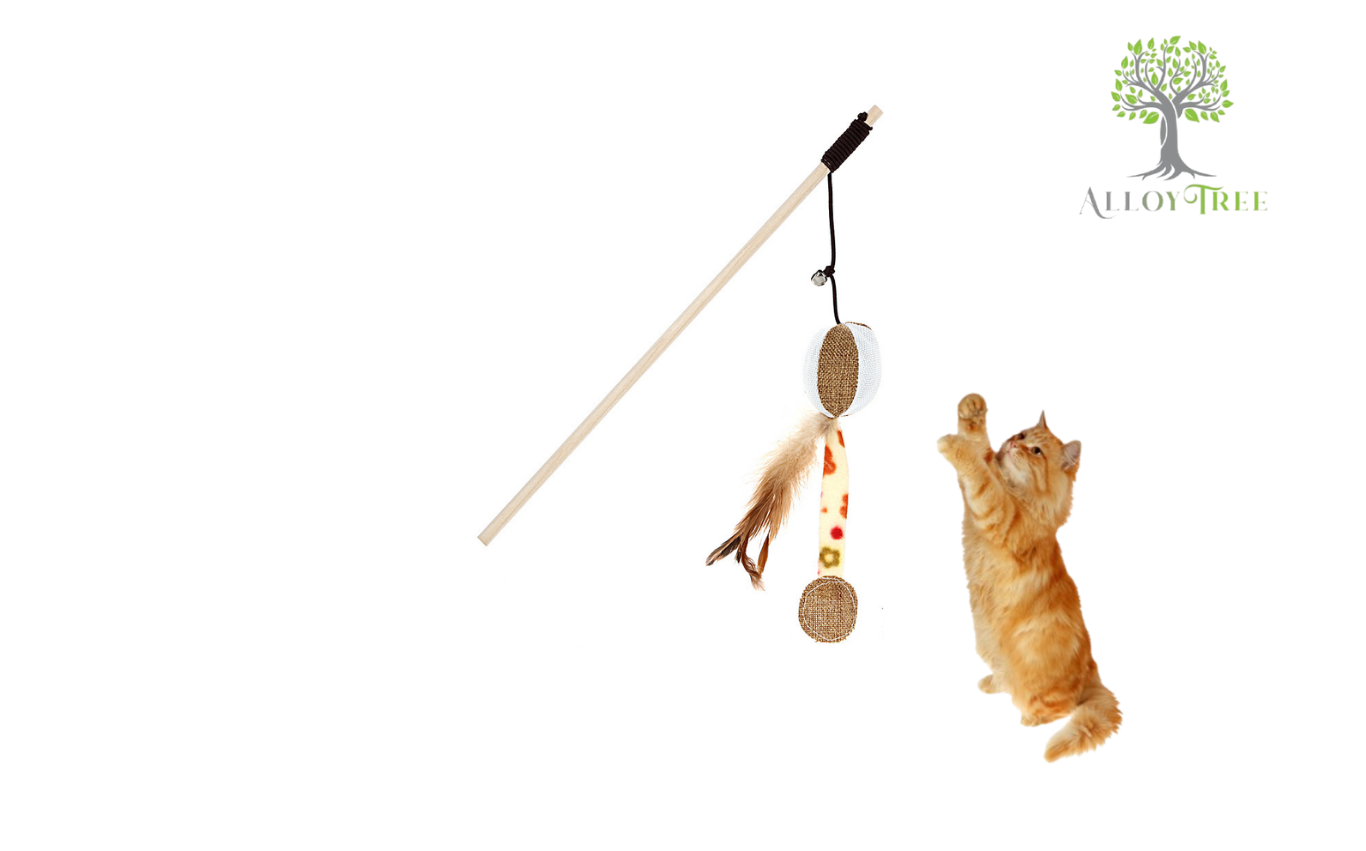 Teaser Wand Toy for Cat