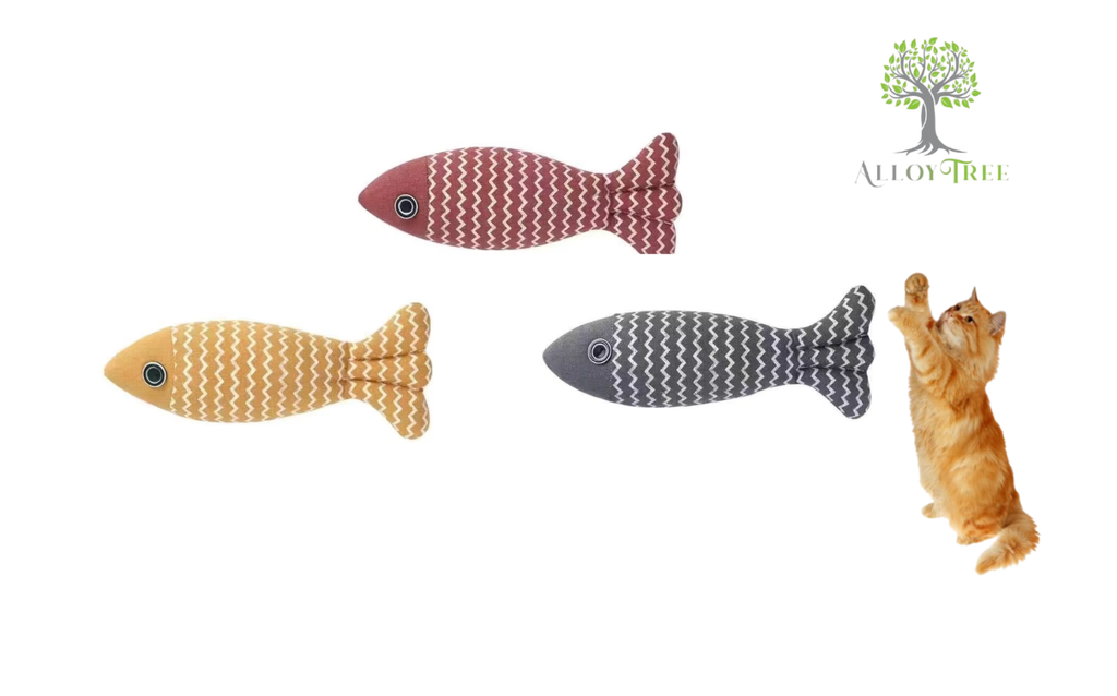 Large Catnip Fish Interactive Pet Kicker