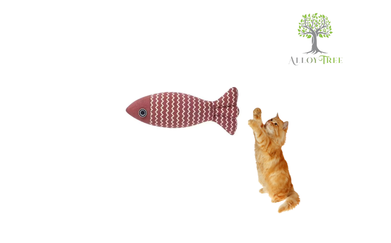 Large Catnip Fish Interactive Pet Kicker