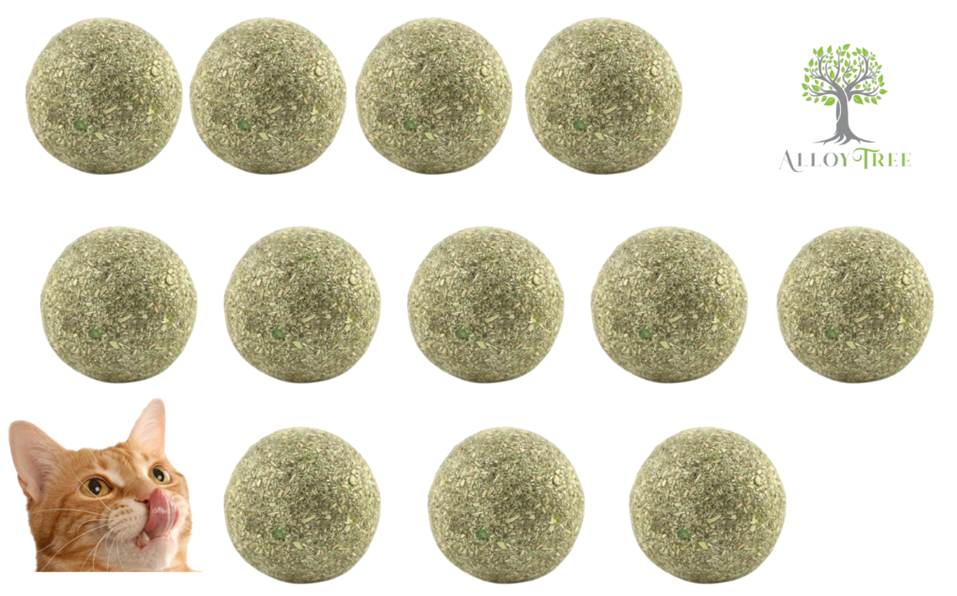 6 /12 pcs Natural Catnip Balls