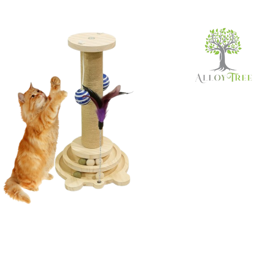 Cat Scratching Post Cats Tree Scratcher 45 cm