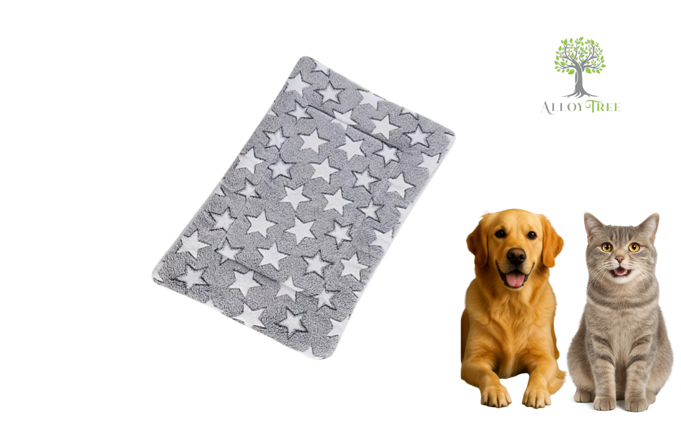 Warm Pet Blanket Pad Cat Dog Bed Soft Fleece Mat