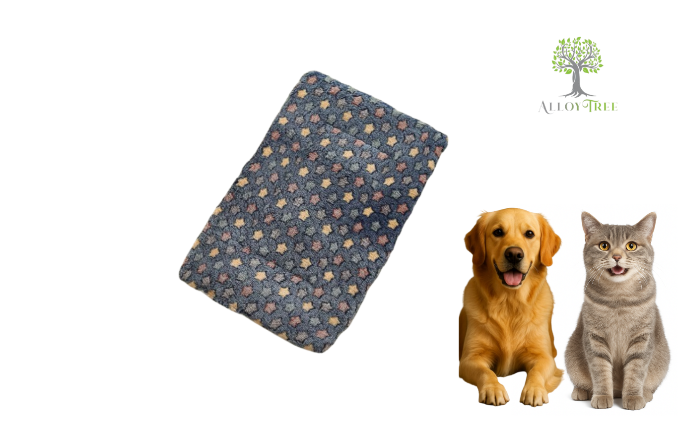 Warm Pet Blanket Pad Cat Dog Bed Soft Fleece Mat