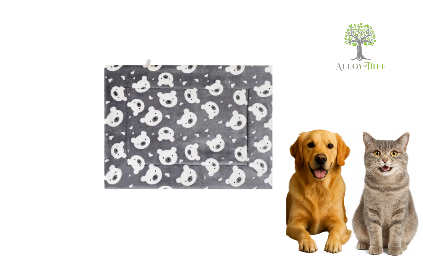 Warm Pet Blanket Pad Cat Dog Bed Soft Fleece Mat