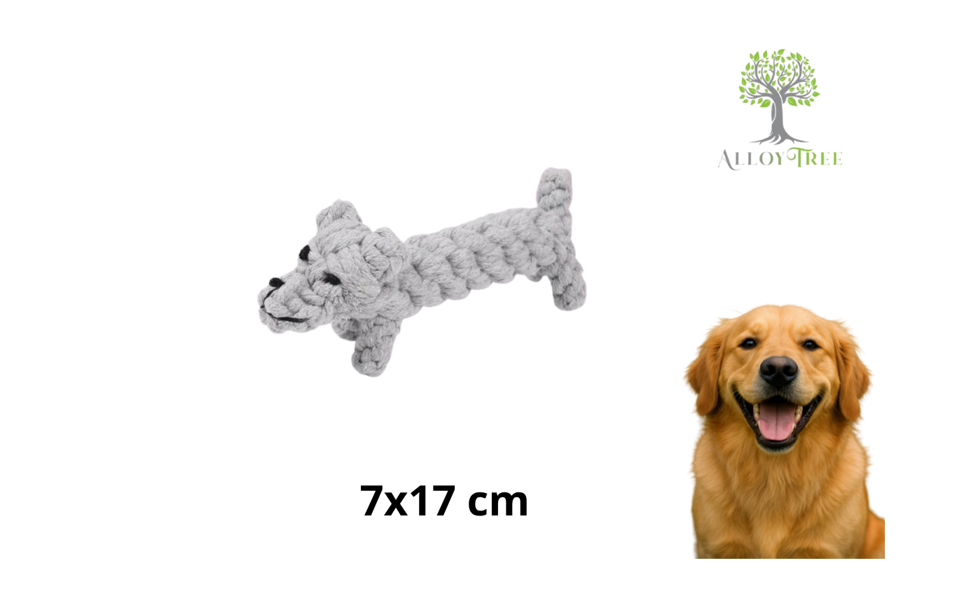 Pet Dog Chew Toys Braided Rope Indestructible Dog Teeth Dental Cleaner