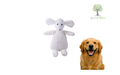 Cute Durable Dog Plush Chew Toy – Squeaky Animal Toy for Puppies and Dogs
