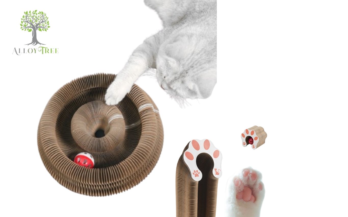 Accordion Magic Organ Cat Scratch Board Scratch Resistant Interactive Cat Toy