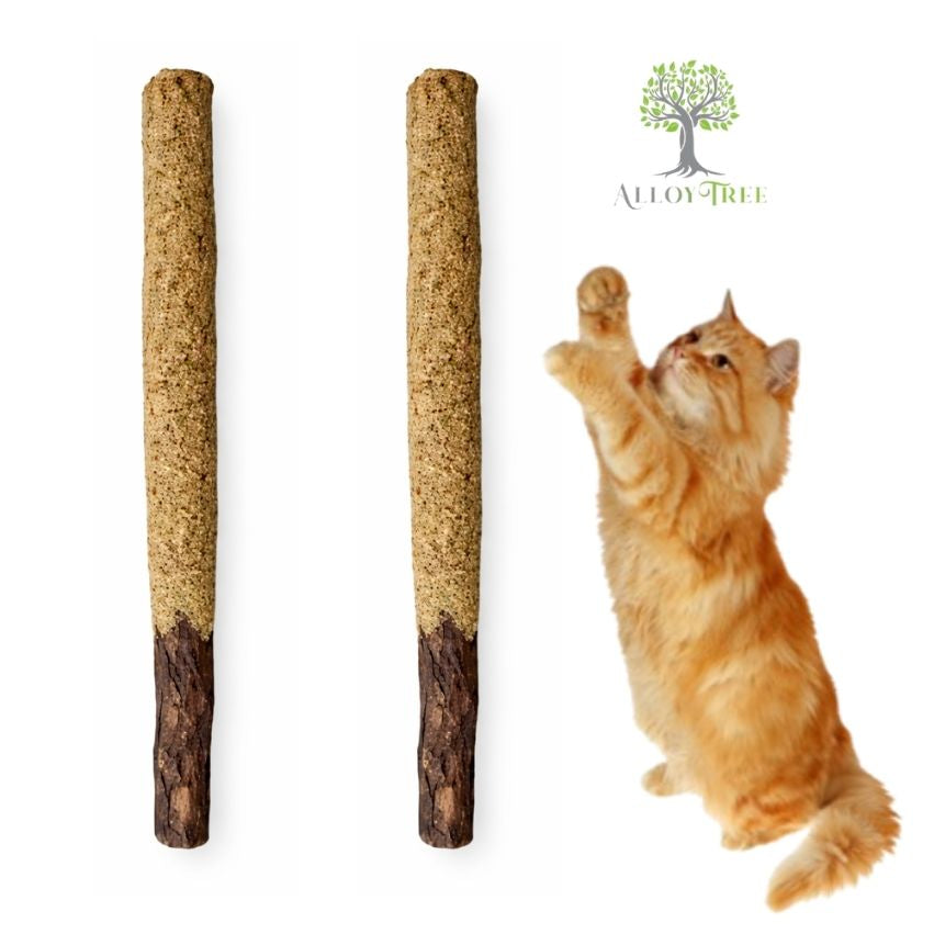 Catnip cat Sticks Natural Matatabi Silvervine Chew Toy Teeth Cleaning