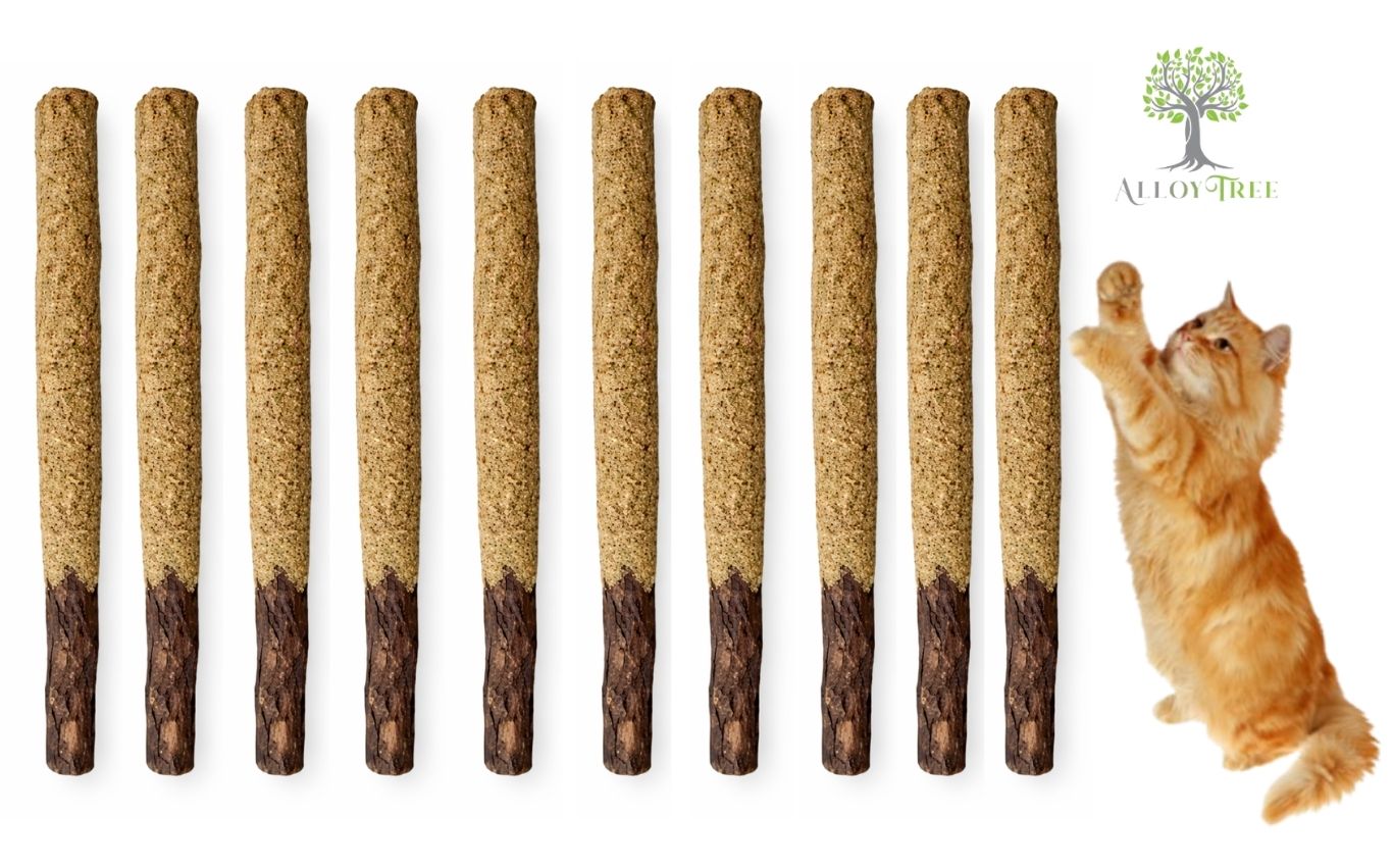 Catnip cat Sticks Natural Matatabi Silvervine Chew Toy Teeth Cleaning