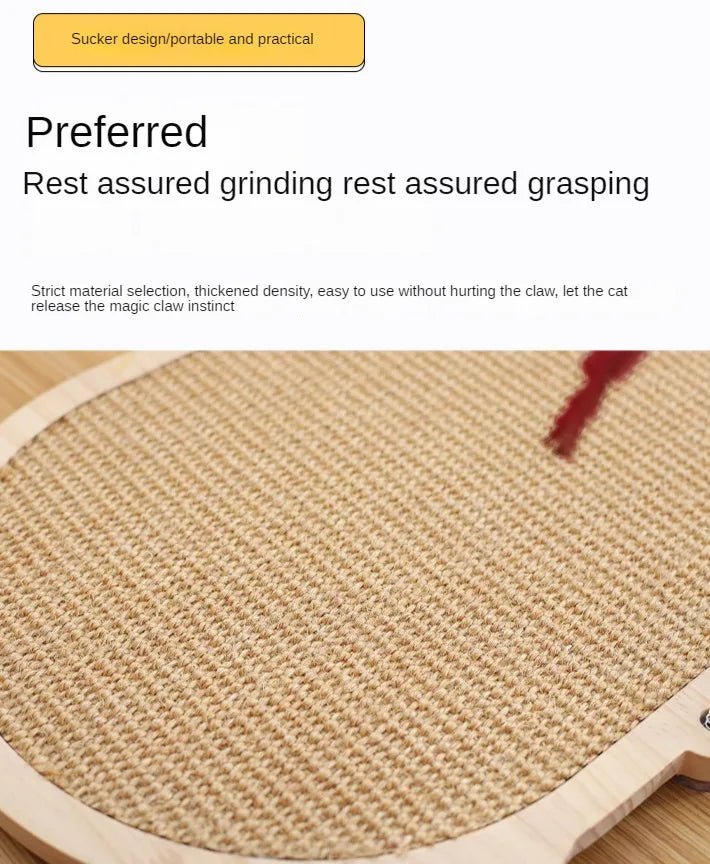 Cat Scratching Mat Sisal 3 Sizes Kitten Scratcher Board Pad