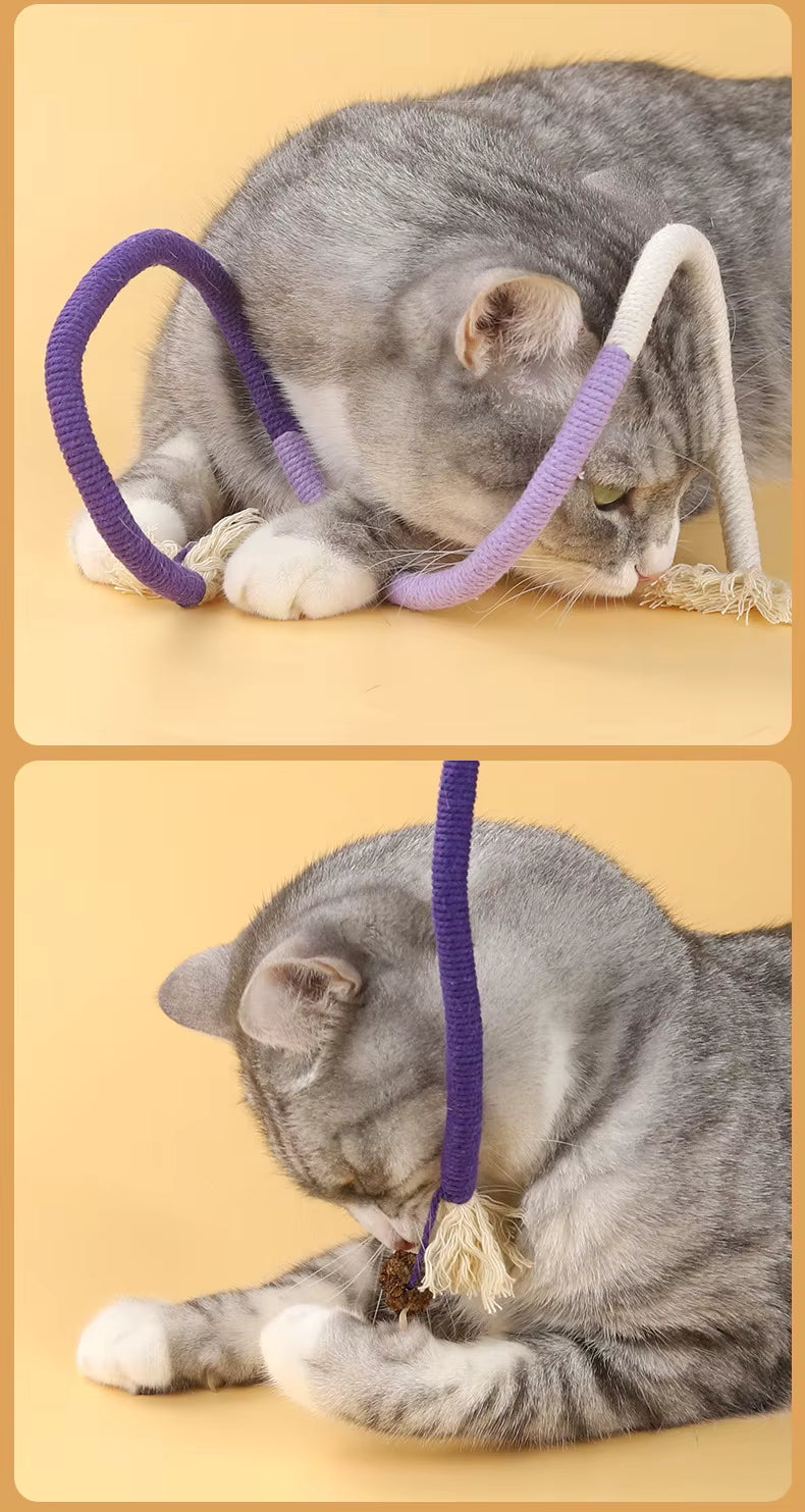 Catnip Cotton Rope Cat Chew Toy