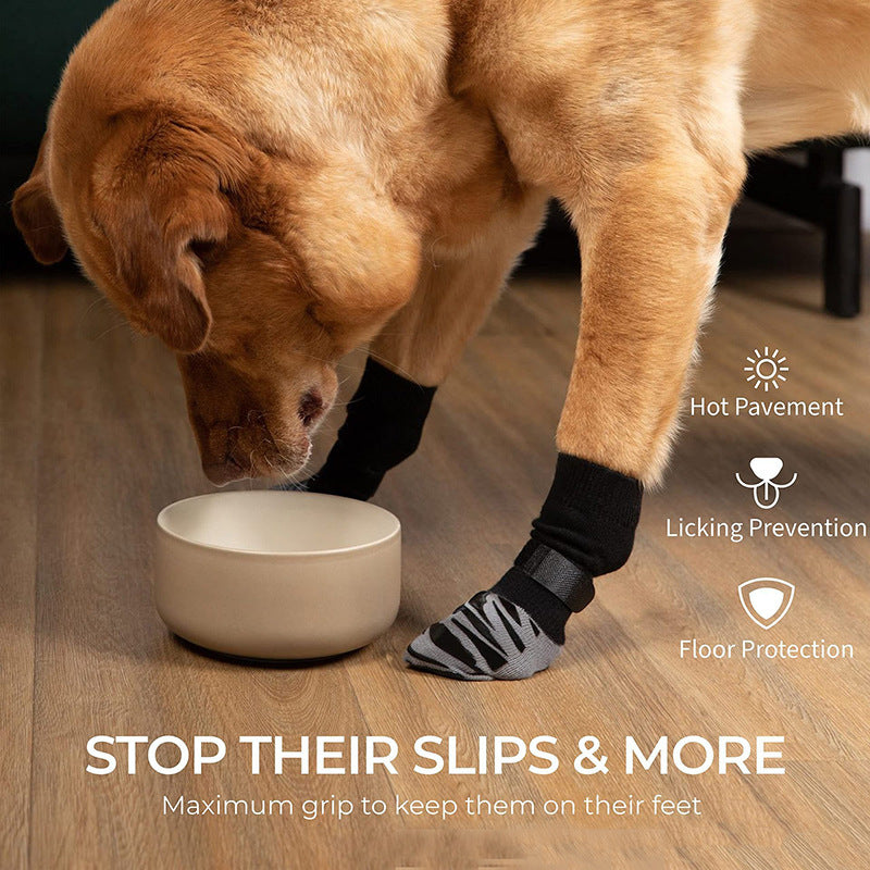 S/M/L New Dog Breathable Non-slip Socks Dog Anti-Paw Licking Outdoor for pet dog