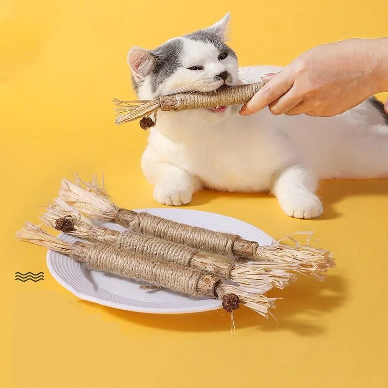 Catnip Stick with Feather 22 cm 1/3/6/9 pcs