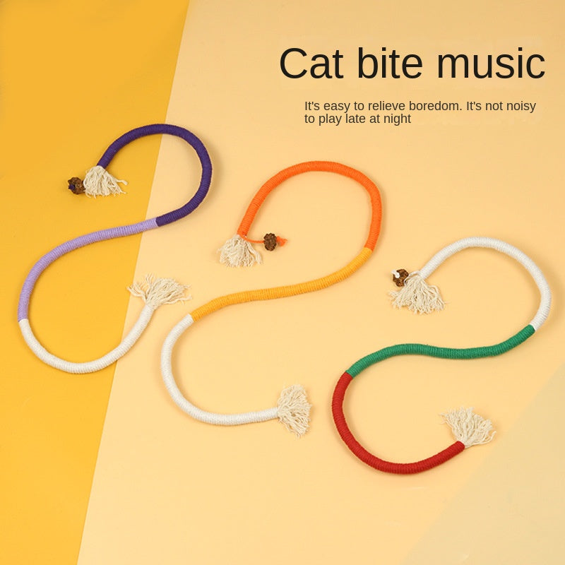 Catnip Cotton Rope Cat Chew Toy