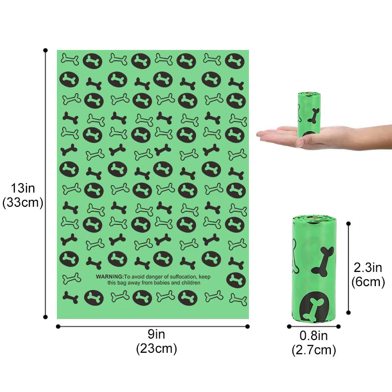 Dog Poop Bags Waste Bags Green Colour