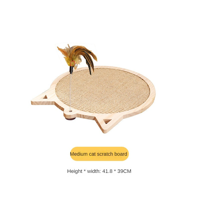 Cat Scratching Mat Sisal 3 Sizes Kitten Scratcher Board Pad