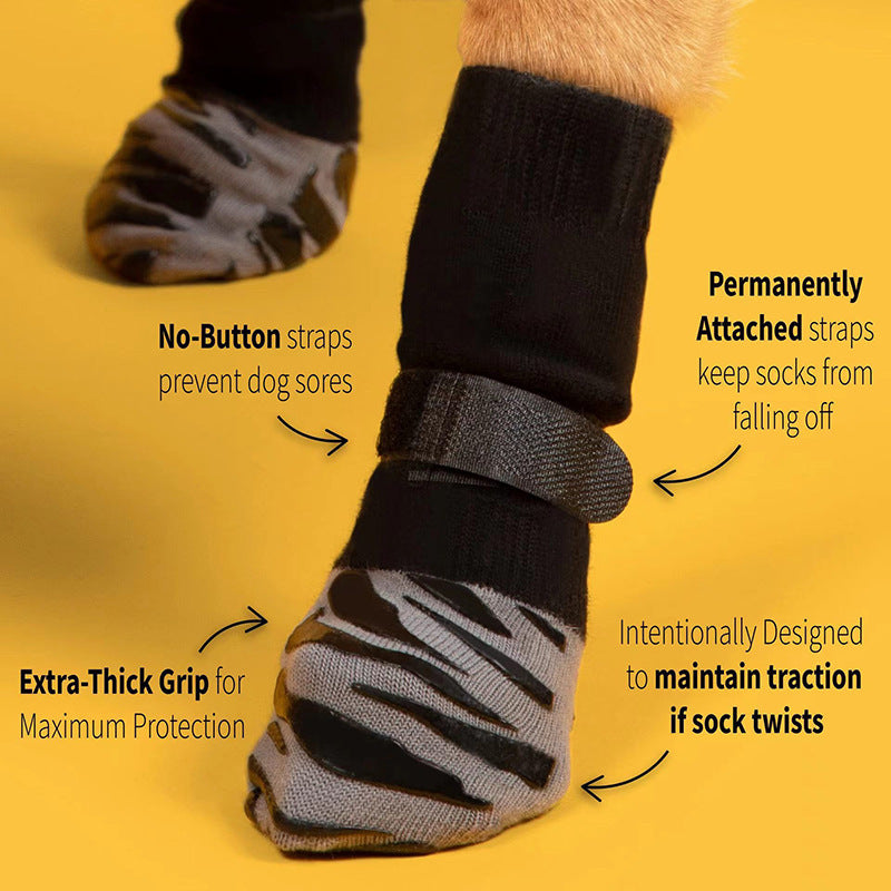 S/M/L New Dog Breathable Non-slip Socks Dog Anti-Paw Licking Outdoor for pet dog