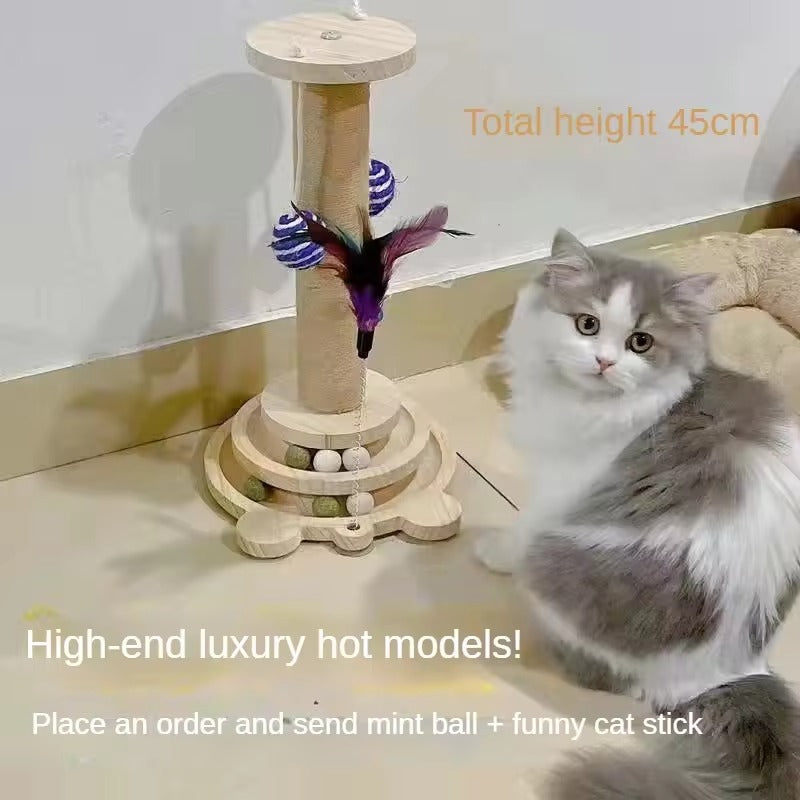 Cat Scratching Post Cats Tree Scratcher 45 cm