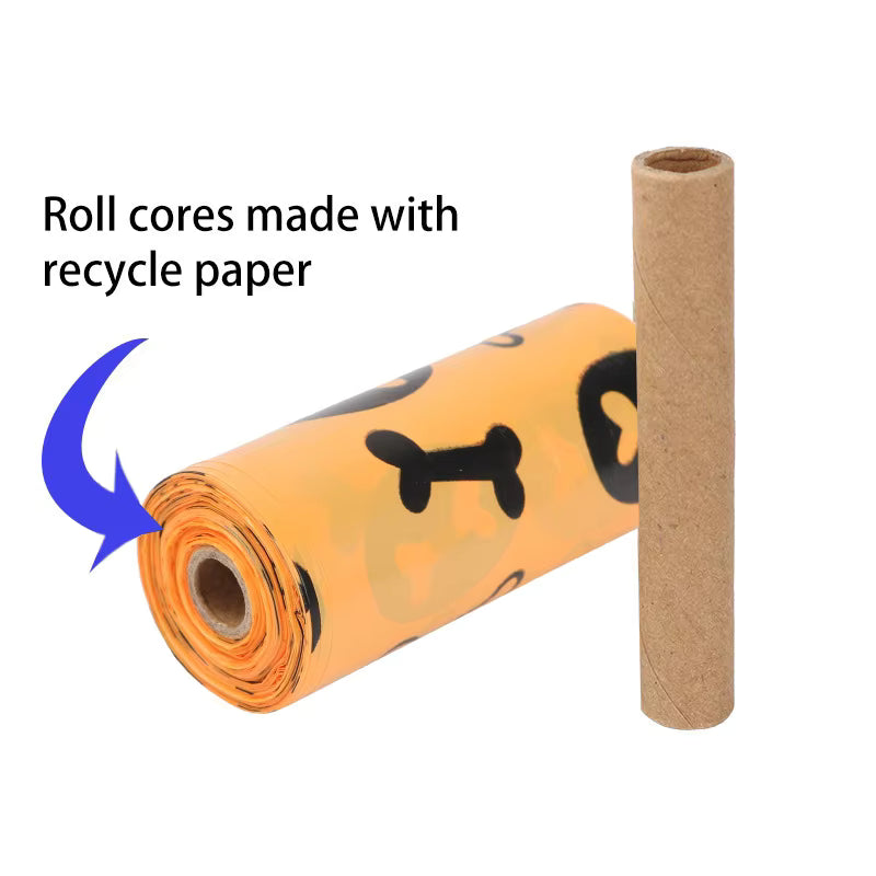 Dog Poop Bags Waste Bags Orange Colour