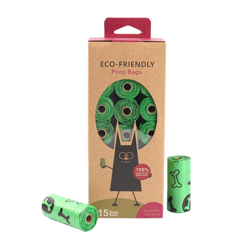 Dog Poop Bags Waste Bags Green Colour