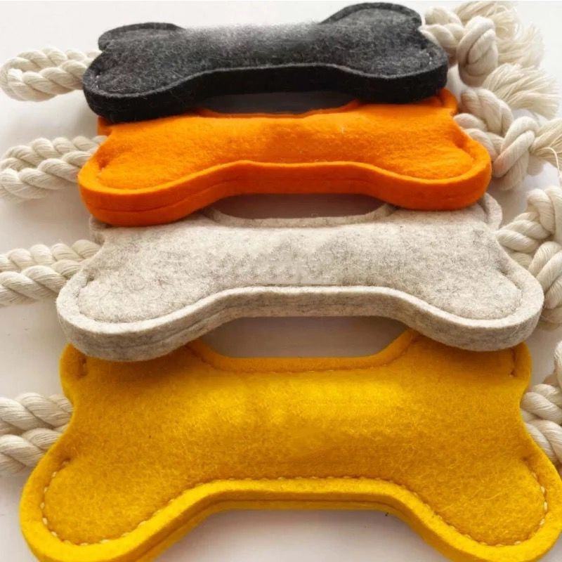 Bone Rope 1/3/6 pcs Knot Dog Toy