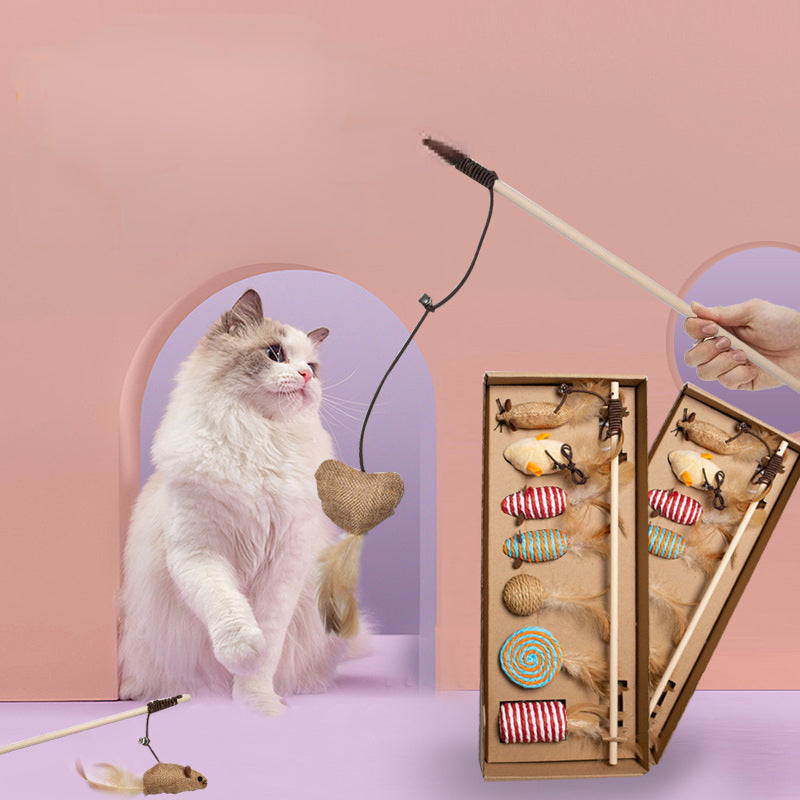 Box with 7 teasers for Cat with Wand