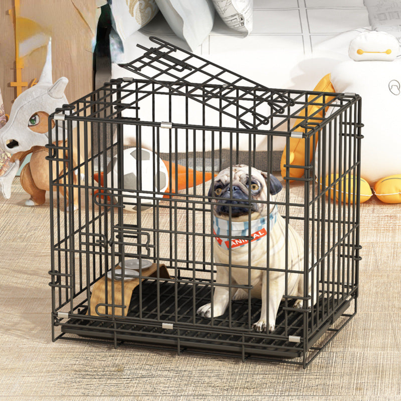 Dog Cage Puppy Pet Crate Carrier Metal Cage Small Medium Large Training S/M/L/XL