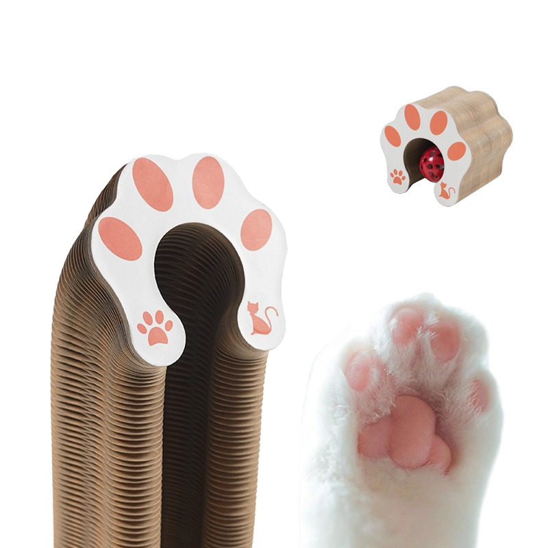 Accordion Magic Organ Cat Scratch Board Scratch Resistant Interactive Cat Toy