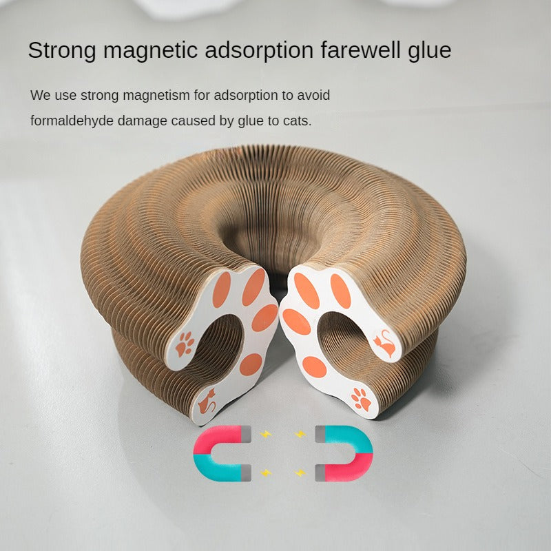 Accordion Magic Organ Cat Scratch Board Scratch Resistant Interactive Cat Toy