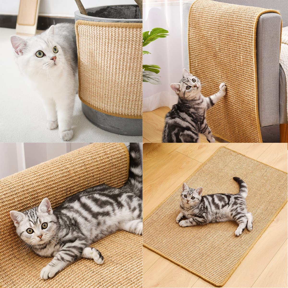 Alloytree Natural Sisal Cat Scratching Mat 2 Sizes