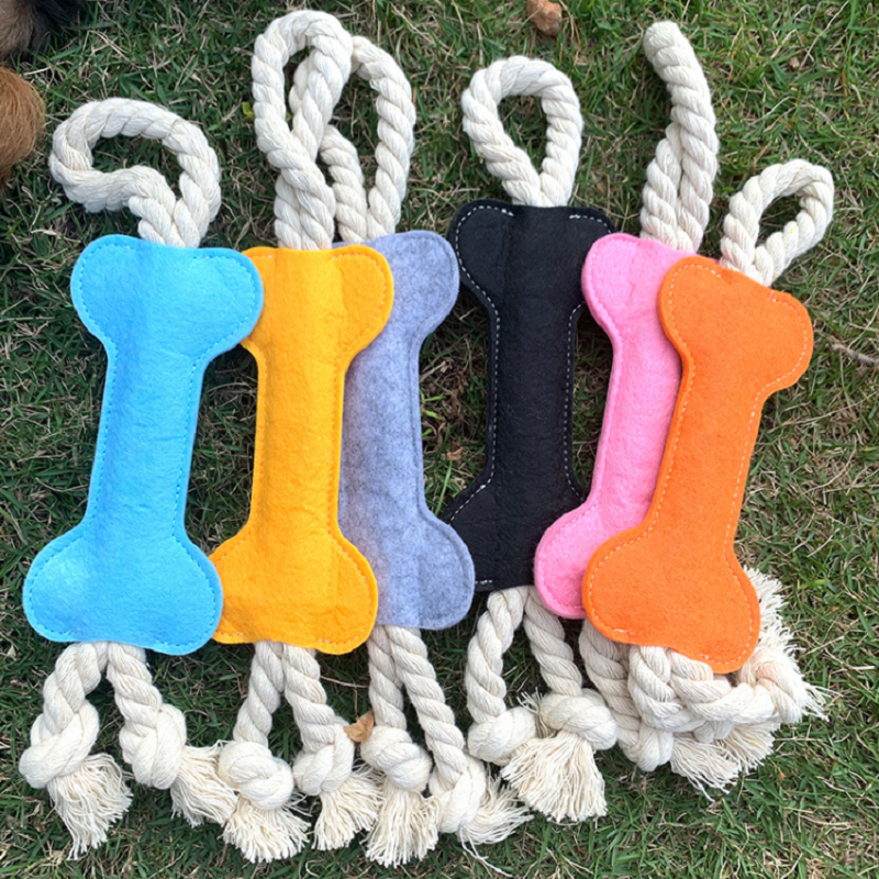 Bone Rope 1/3/6 pcs Knot Dog Toy