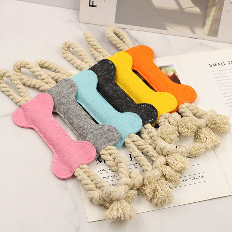 Bone Rope 1/3/6 pcs Knot Dog Toy