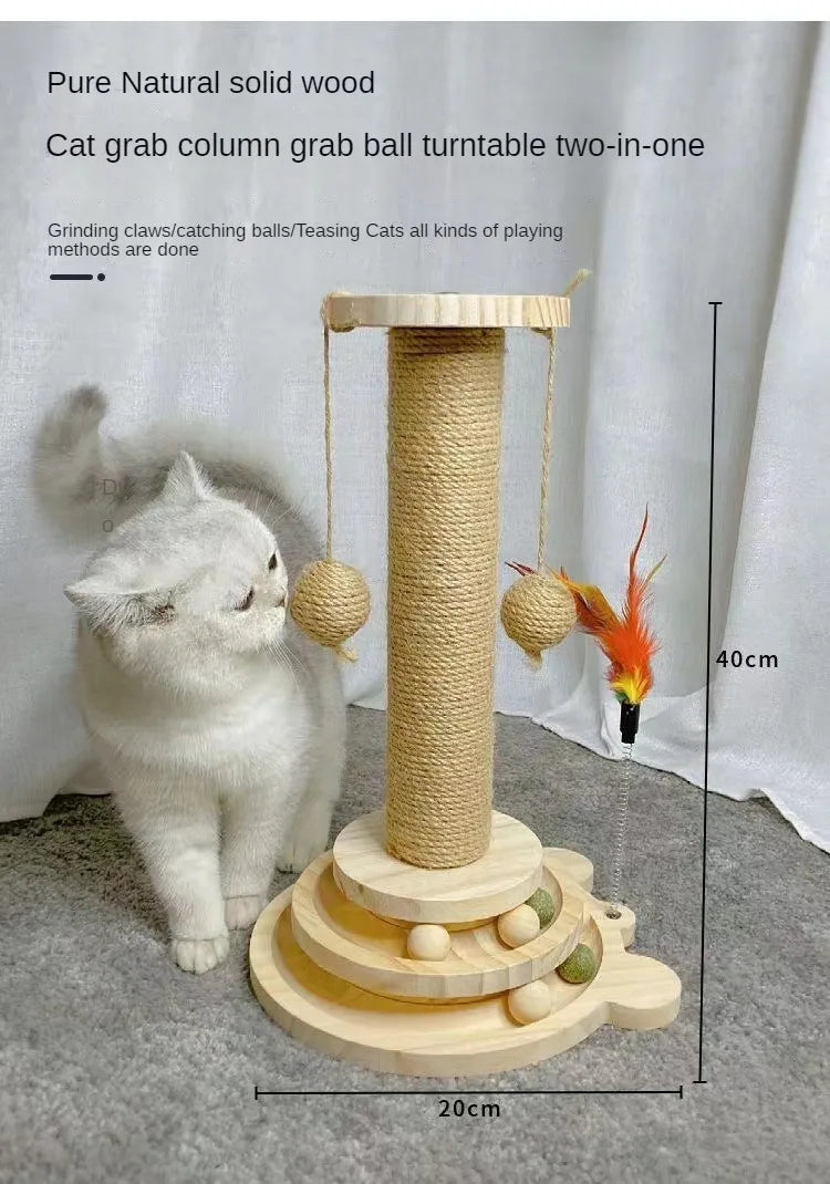 Cat Scratching Post Cats Tree Scratcher 40 cm