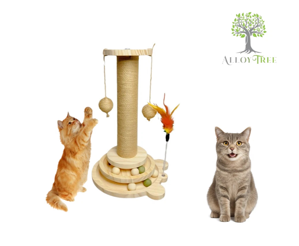 Cat Scratching Post Cats Tree Scratcher 40 cm